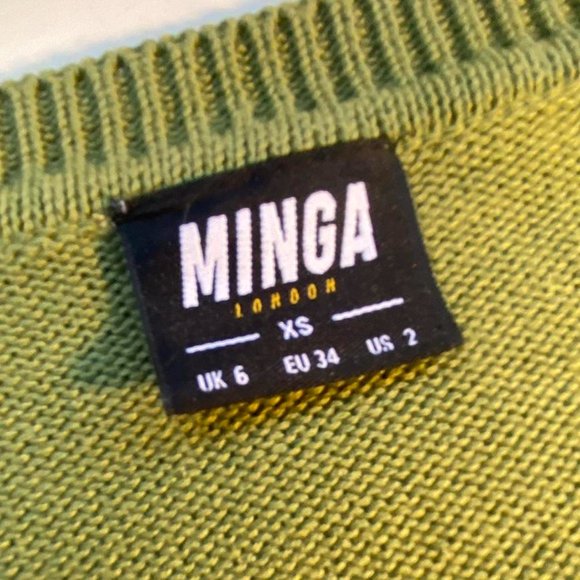 Minga London Women's Green Jumper - Picture 3 of 3